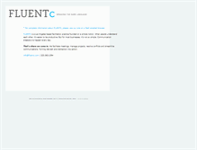 Tablet Screenshot of fluentc.com
